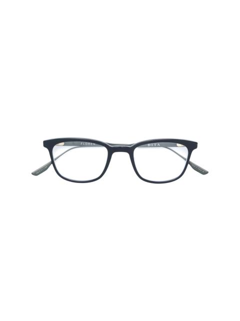 DITA Floren square frame glasses