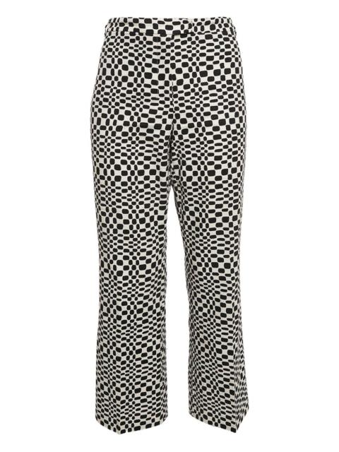 Max Mara graphic-print trousers