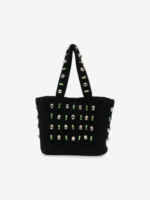 Sandro crystal-embellished tote bag