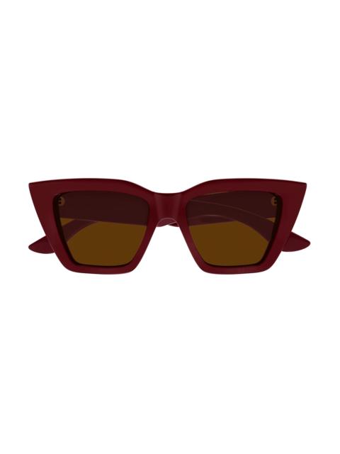 Alexander McQueen Women's 52MM Cat-Eye Sunglasses - Burgundy Brown