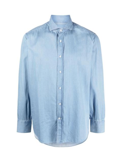 Brunello Cucinelli Denim cotton shirt