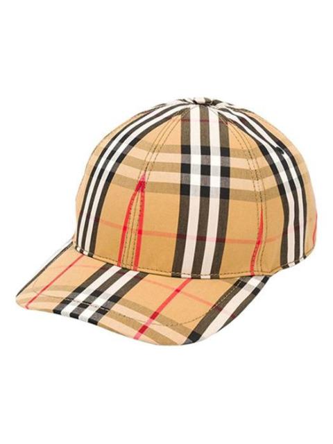 Burberry Vintage Check Cotton Baseball Cap 8015833