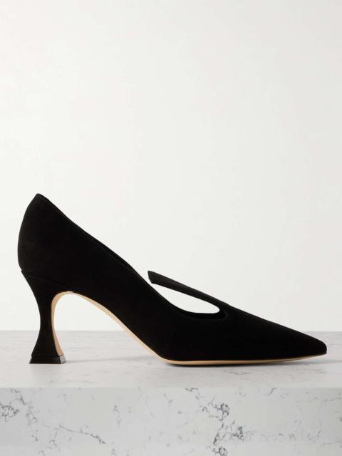 Turkypla 70 suede pumps