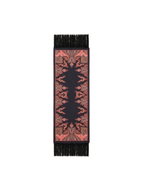 Etro geometric silk scarf