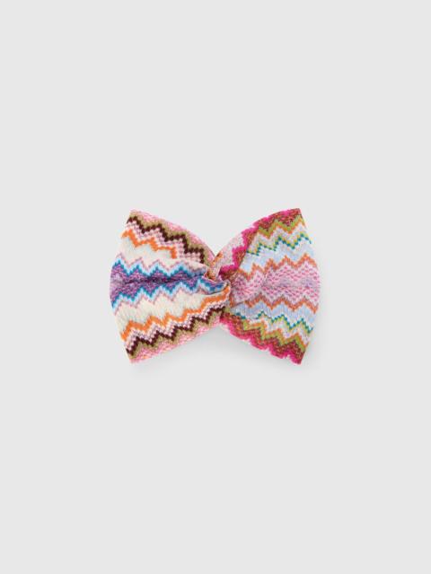 Missoni Headband with pixel-effect zigzag pattern