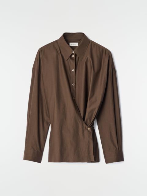 Lemaire STRAIGHT COLLAR TWISTED SHIRT