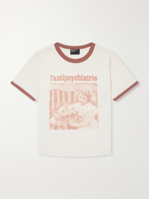 Enfants Riches Déprimés L'Antipsychiatrie Printed Cotton-Jersey T-Shirt