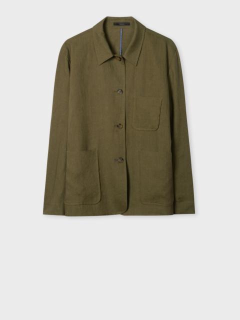 Paul Smith Women's Khaki Linen Jacket