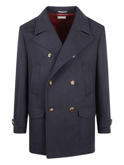 Brunello Cucinelli double-breasted button coat