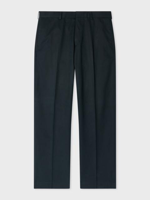 Paul Smith Relaxed-Fit Navy Cotton-Twill Chinos