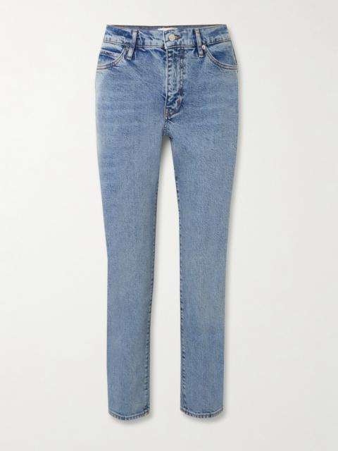 FRAME The Borrowed High-rise Slim-leg Jeans