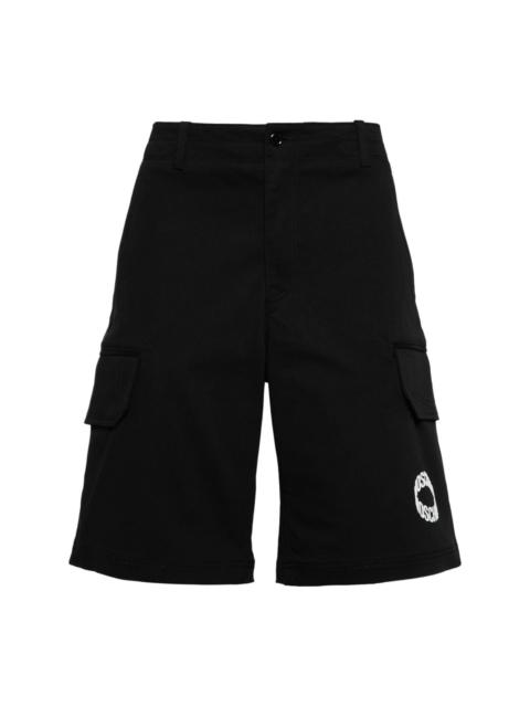Moschino logo-print cargo shorts