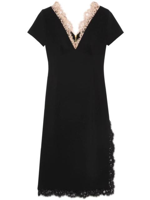 GUCCI zip-fastening short-sleeve dress