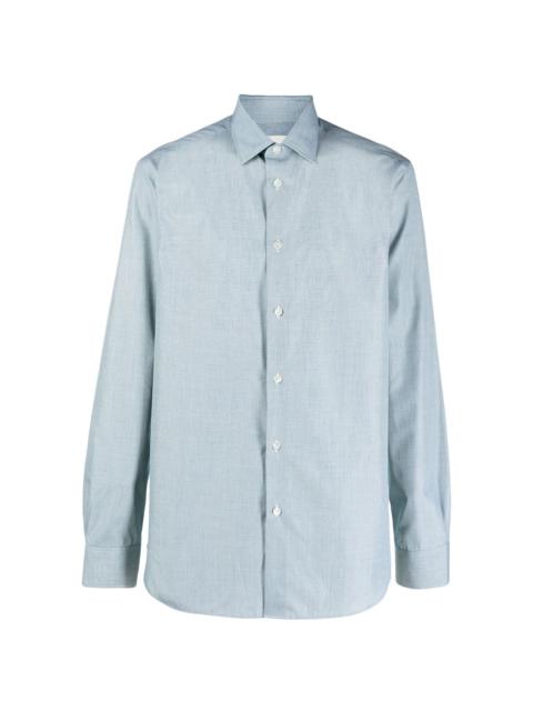 long-sleeved cotton shirt