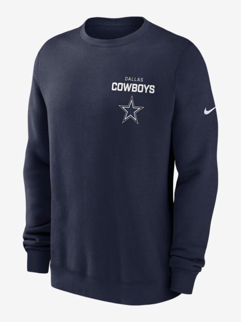Nike Dallas Cowboys Draw Block Club Men's Nike NFL Pullover Crew