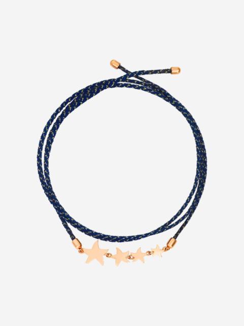 DoDo Rose Gold & Cord Star Bracelet