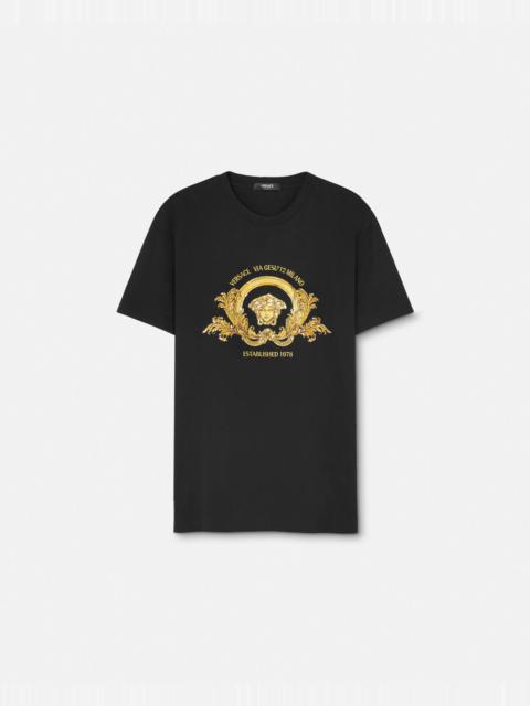 VERSACE Embroidered Coupe Blason T-Shirt