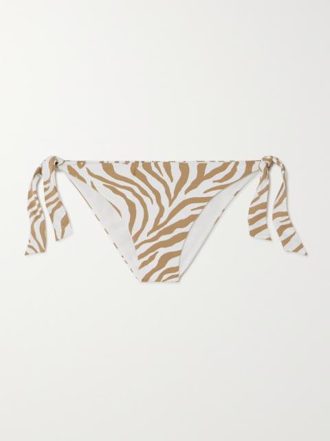Beachwear Silvana Zebra-print Bikini Briefs