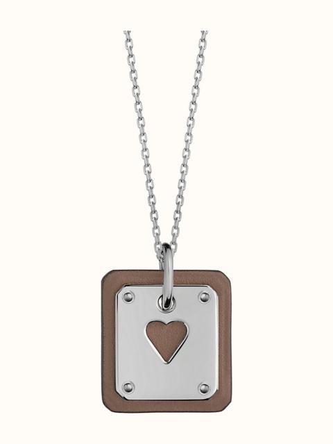 Hermès As de Coeur pendant, small model