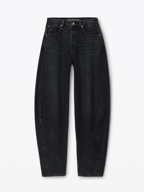 Alexander Wang Oversized Low Rise Jean in Denim