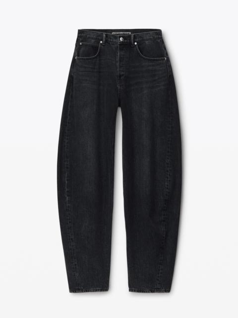 デニム・ジーパン Alexander Wang SS25 Black denim jeans (4DC3244403 011) Denim X Alexander Wang Women's 001 Slim Jeans - Stay Black