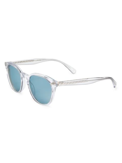 Oliver Peoples Women's Desmon 50MM Pantos Sunglasses - Crystal