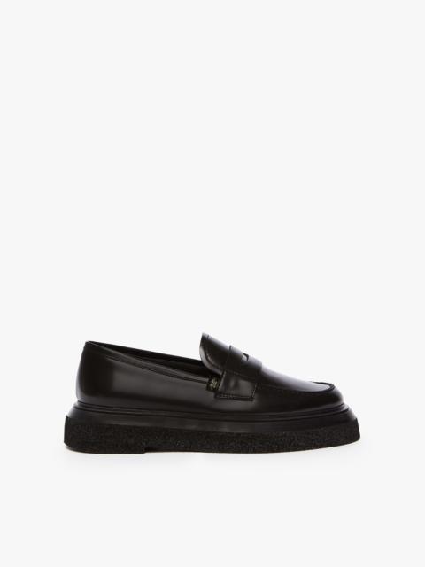 Max Mara CREPELOAFER Leather loafers