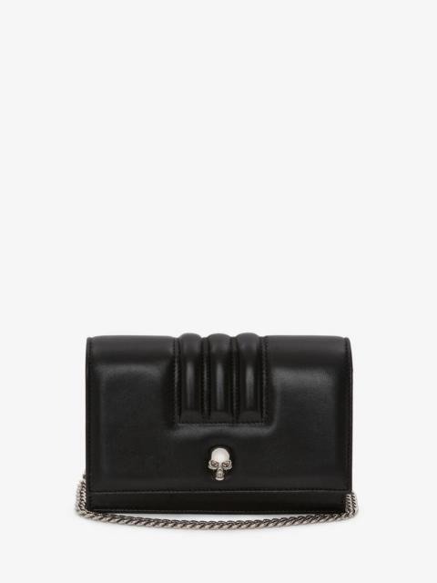 Alexander McQueen Small Quilted Skull Bag in Black