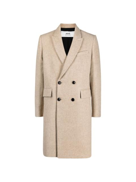 AMI Paris wool double-breasted coat