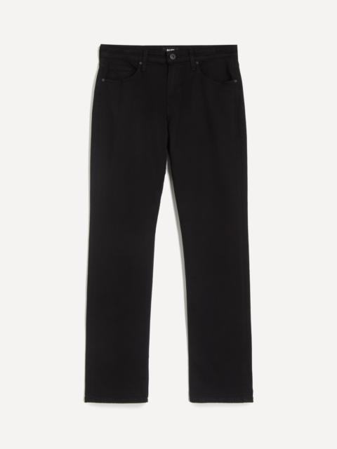 PAIGE Normandie Straight Jeans in Black Shadow