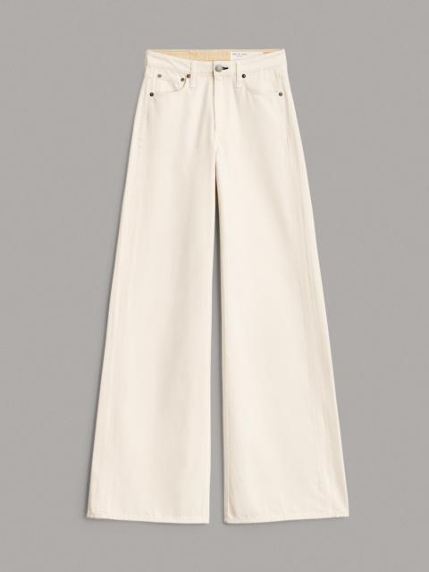 rag & bone Sofie High-Rise Wide Leg - Ecru
Relaxed Fit Light Natural Jean