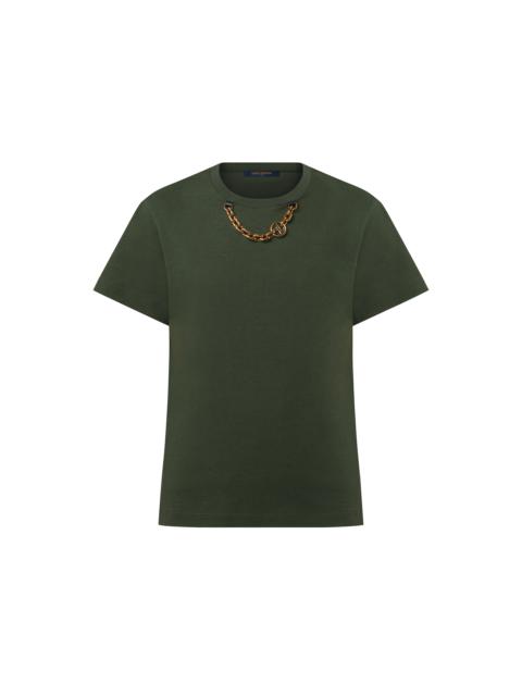 Louis Vuitton Chain Detail T-Shirt