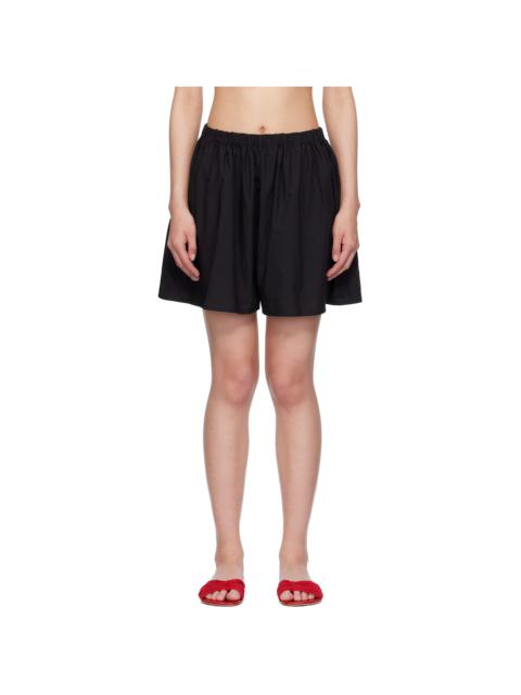 BASERANGE Black Cable Shorts