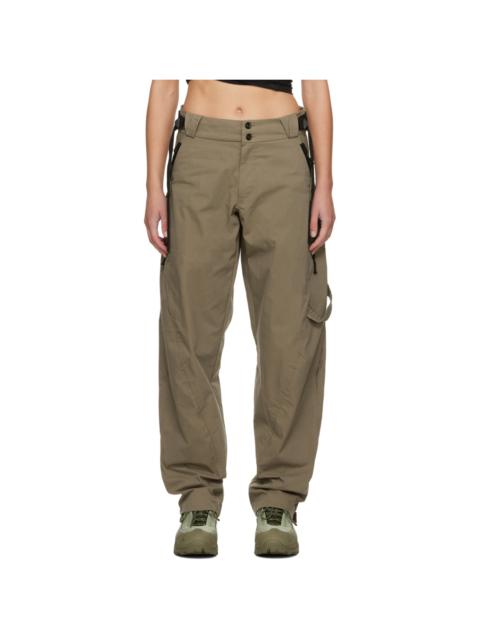 Khaki Vented Trousers