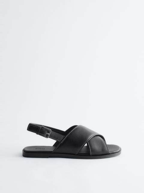 & Other Stories Crossover Leather Sandals