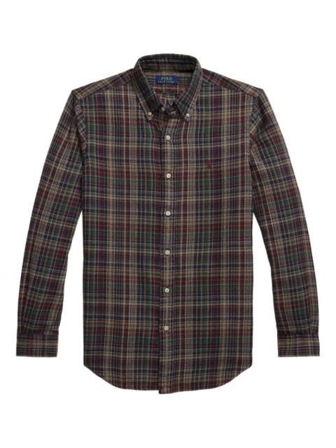 Polo Ralph Lauren flannel plaid-pattern shirt