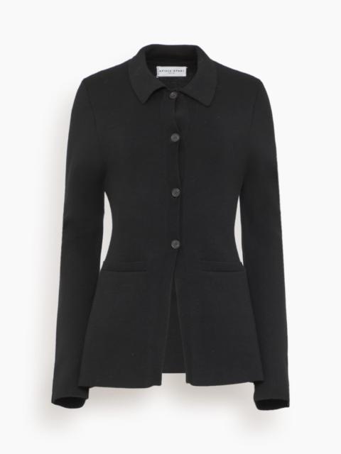 APIECE APART Betti Knit Cardi in Black