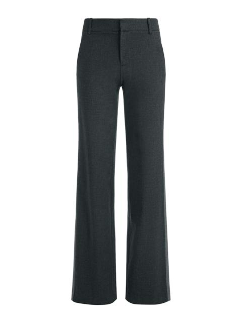 Alice + Olivia MAL LOW RISE STRAIGHT LEG PANT WITH SIDE STRIPE
