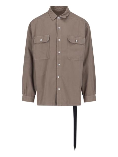 Rick Owens DRKSHDW BUTTON-UP SHIRT "JUMBO"