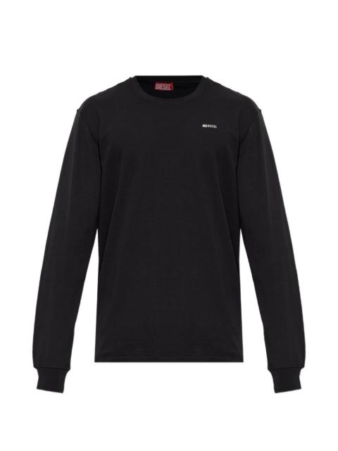 Diesel logo-plaque long-sleeve T-shirt
