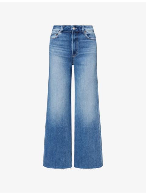 PAIGE Anessa Wide-Leg Stretch-Denim Blend Jeans