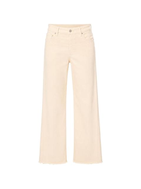 PAIGE Anessa frayed-hem jeans