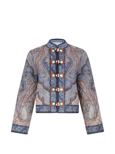 Zimmermann Wanderlust paisley-print quilted jacket