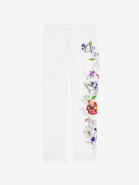 Alexander McQueen Meadow Floral Single-breasted Jacket