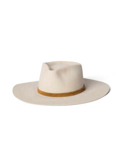 L'AGENCE Reyes Leather Band Fedora