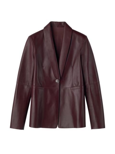 Longchamp Jacket Plum - Leather