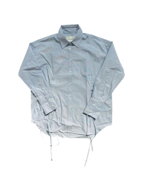 CLOSED button-up tie-detail cotton shirt