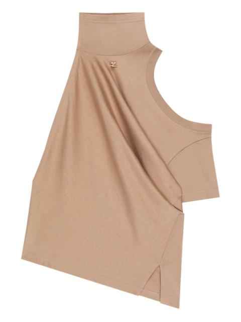 courrèges twisted one-shoulder top