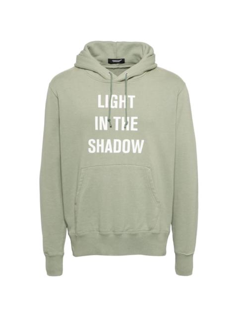 slogan-printed hoodie