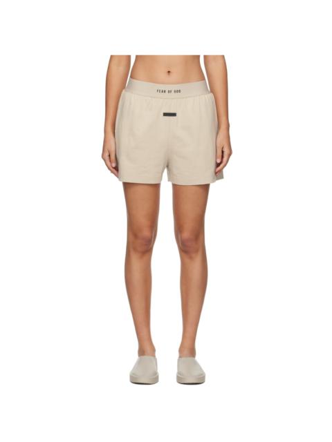 Fear of God Taupe 'The Lounge' Shorts